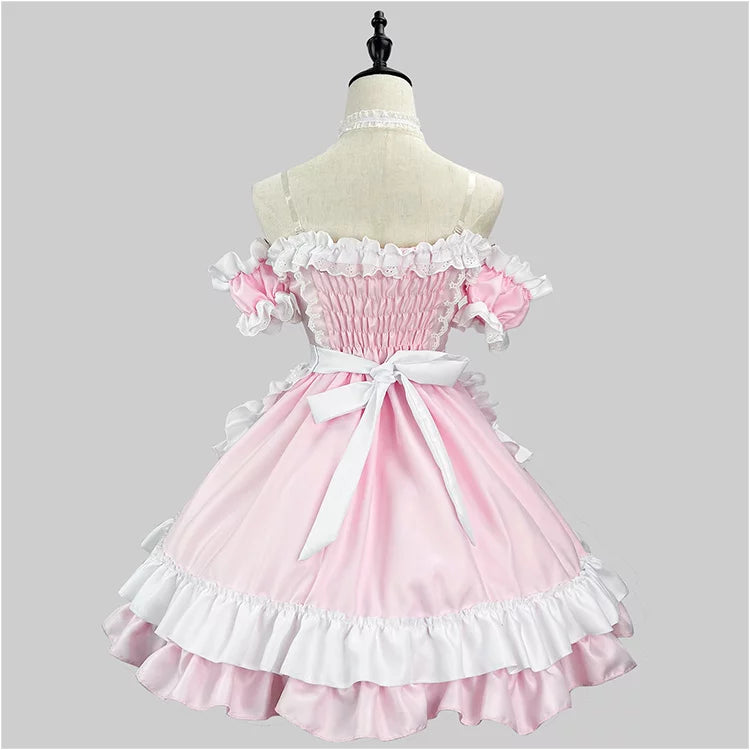 即購入歓迎　ハンドメイド　すのチル　BIG様用お洋服と靴等 XSサイズあり】オーガンジーリボンチョーカーアイドル