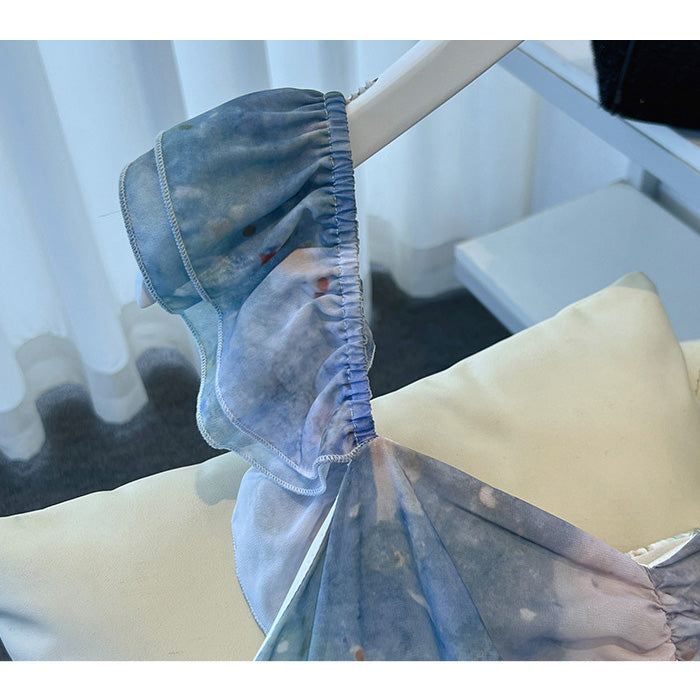 Mermaid Mood Watercolor Dreamy Dress (3L/4L/5L/6L/7L)