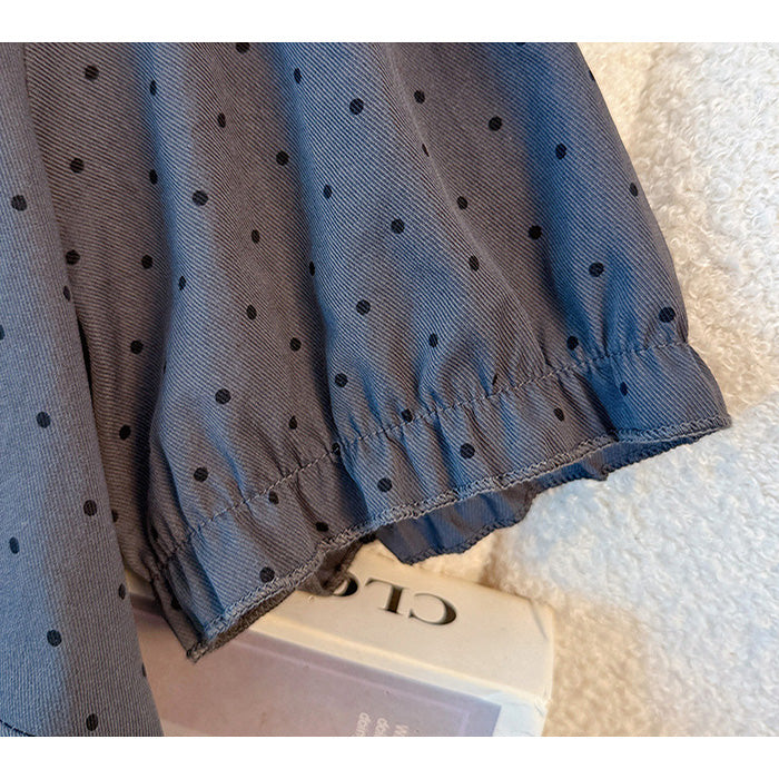 Secret Tiered Dot Dress (3L/4L/5L/6L/7L)