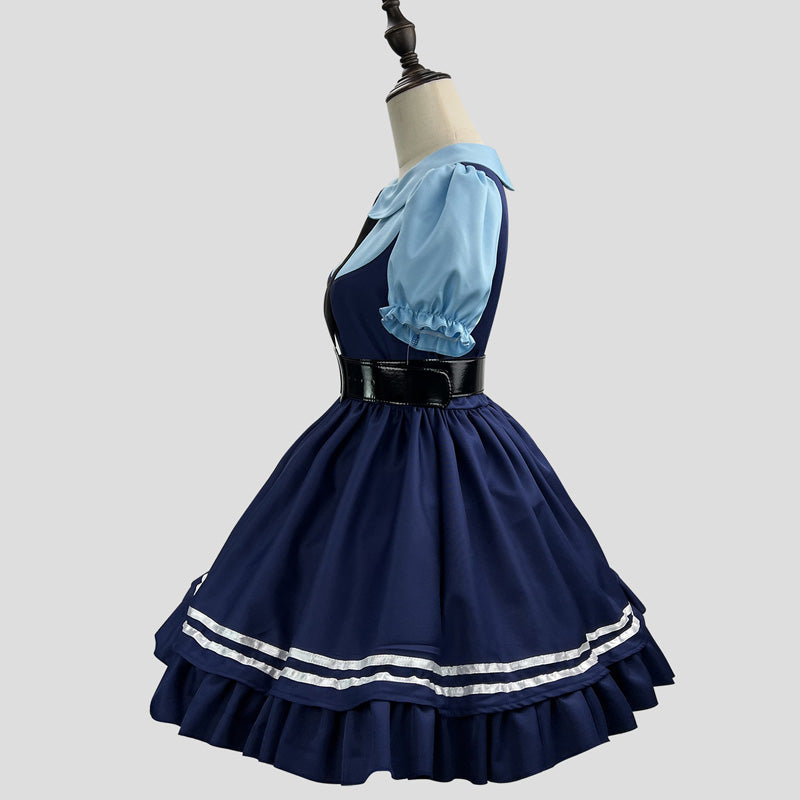 大きいサイズレディースラビット警察官のワンピ―ス (M/L/2L/3L/4L/5L/6L)/コスプレ/ハロウィン