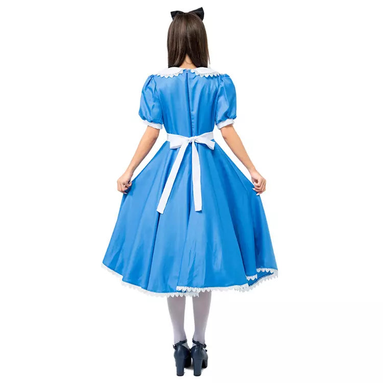 大きいサイズレディースワンダーランドワンピ―ス (2L/3L)/大きいサイズ/コスプレ/ハロウィン