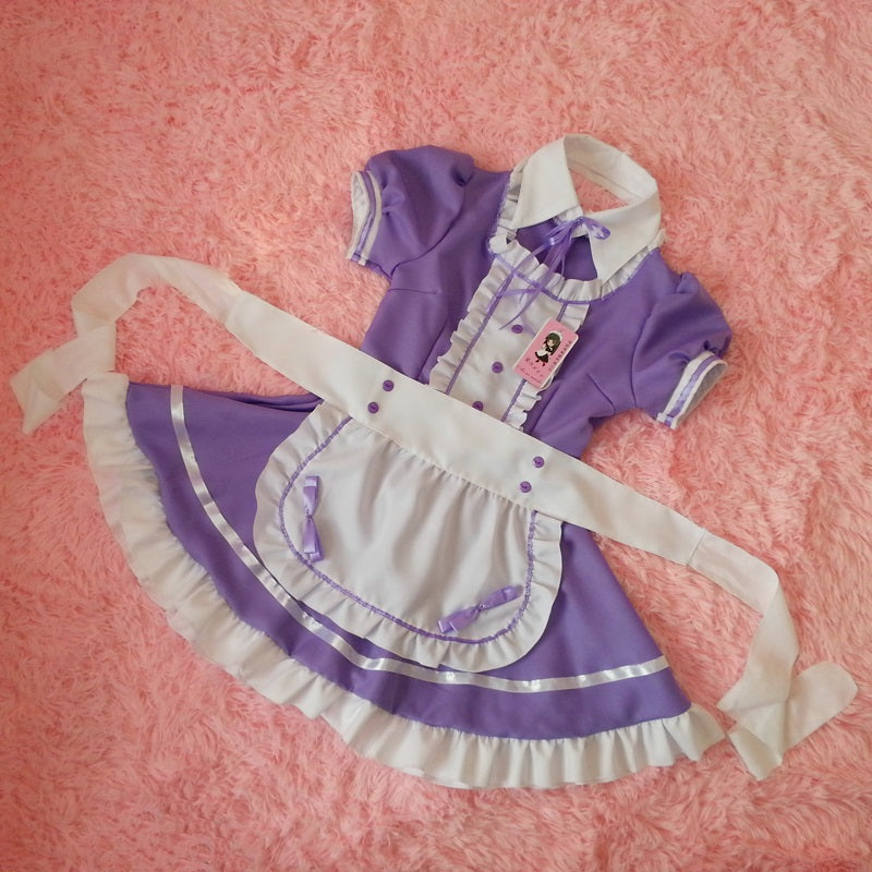 大きいサイズ レディース リボンフリルメイド服ワンピ―ス (2L/3L/4L/5L/6L)/コスプレ/ハロウィン 11