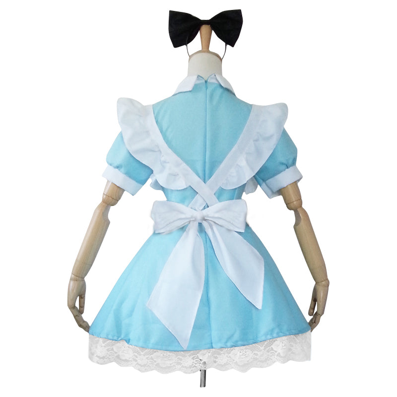 大きいサイズレディースクラシカルロリータメイド服ワンピ―ス (2L/3L/4L/5L/6L)/大きいサイズ/コスプレ/ハロウィン