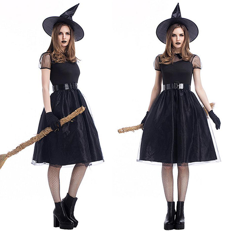 大きいサイズレディース魔女マジョワンピ―ス (2L/3L/4L)/大きいサイズ/コスプレ/ハロウィン