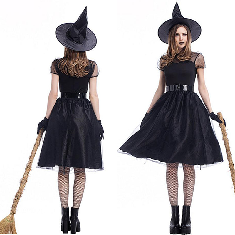 大きいサイズレディース魔女マジョワンピ―ス (2L/3L/4L)/大きいサイズ/コスプレ/ハロウィン
