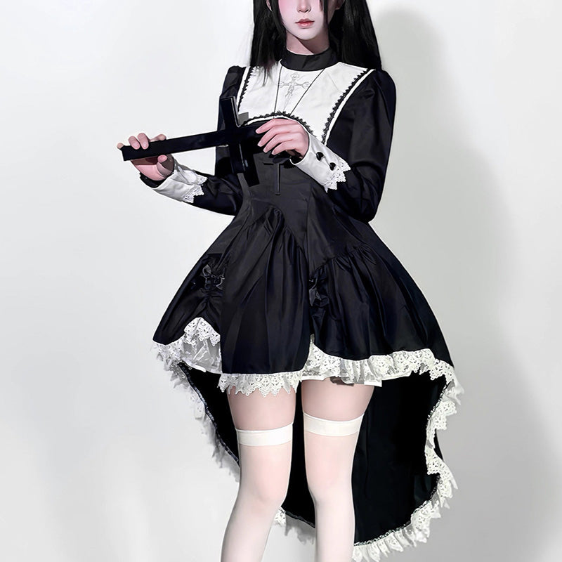 ミステリアスゴシック・シスターハロウィンワンピース(M/L/LL/3L/4L/5L/6L)