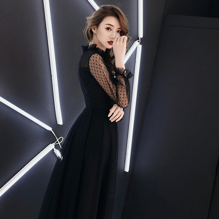 ルミナス・ドットシフォンワンピース(3L/4L/5L/6L)オケージョン/結婚式