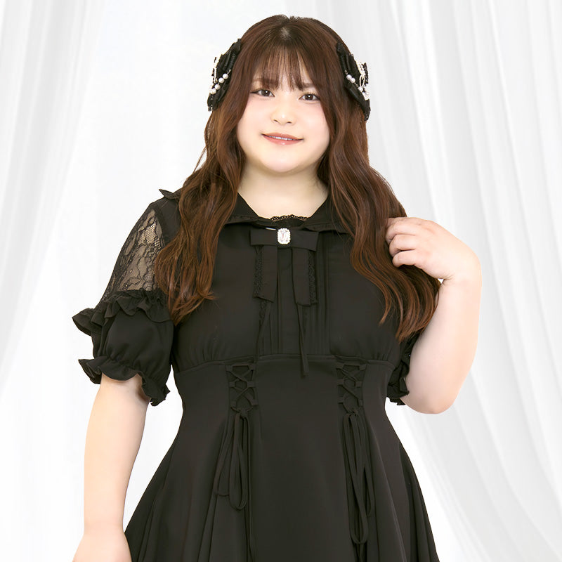 Melty Ribbon Sailor Collar Dolly Set (LL/3L/4L) / Taberunosky