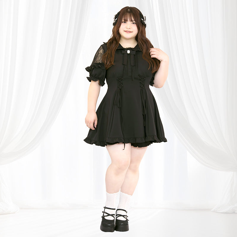 Melty Ribbon Sailor Collar Dolly Set (LL/3L/4L) / Taberunosky