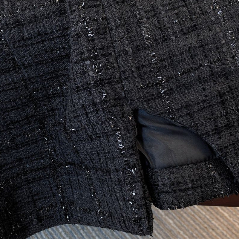 大きいサイズ レディース おとなツイードジャケット&キャミワンピース(3L/4L/5L/6L/7L)