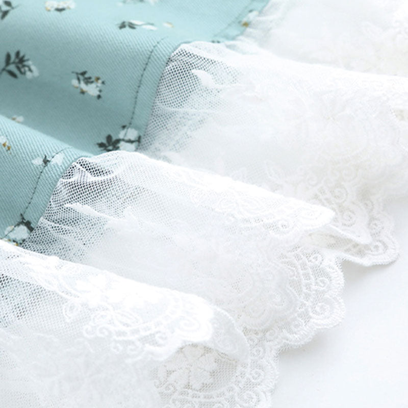 大きいサイズ レディース アンティーク花柄のレース重ねドーリーワンピース(LL/3L/4L/5L/6L)