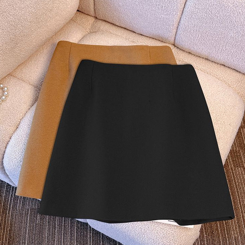 大きいサイズ レディース｜A-line trapezoid mini skirt for plus-size