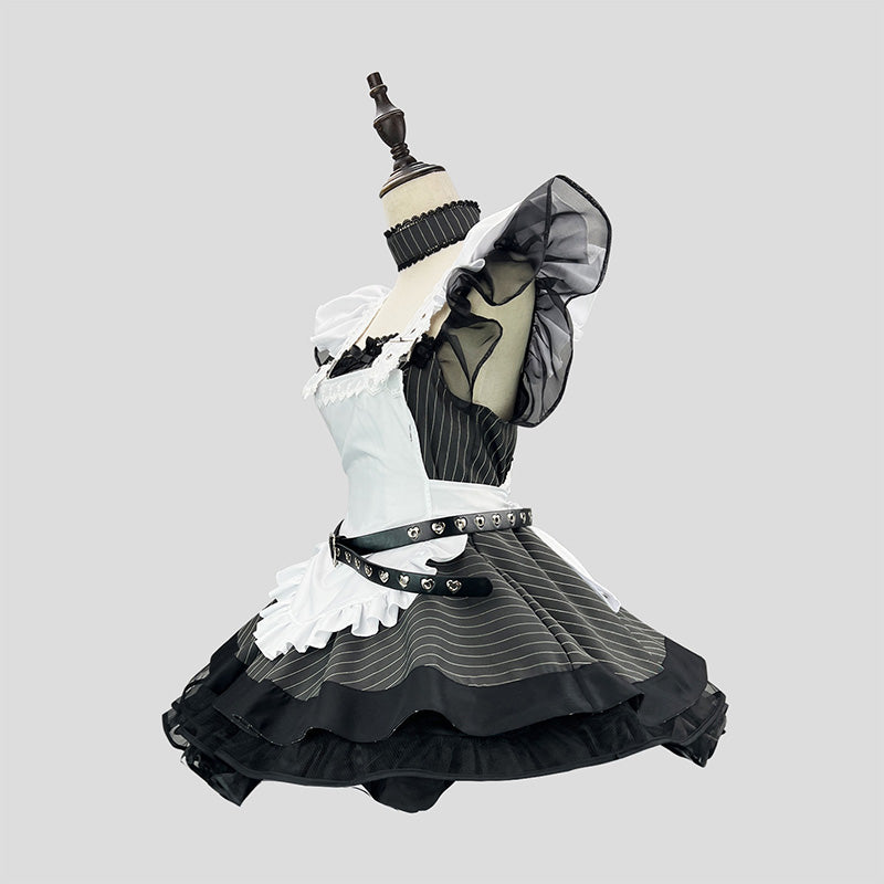 クロノスハート・ロックメイドドレス(M/L/LL/3L/4L/5L/6L)/コスプレ/ハロウィン