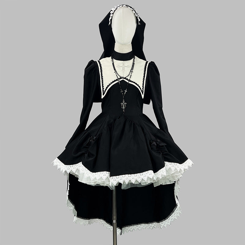 ミステリアスゴシック・シスターハロウィンワンピース(M/L/LL/3L/4L/5L/6L)