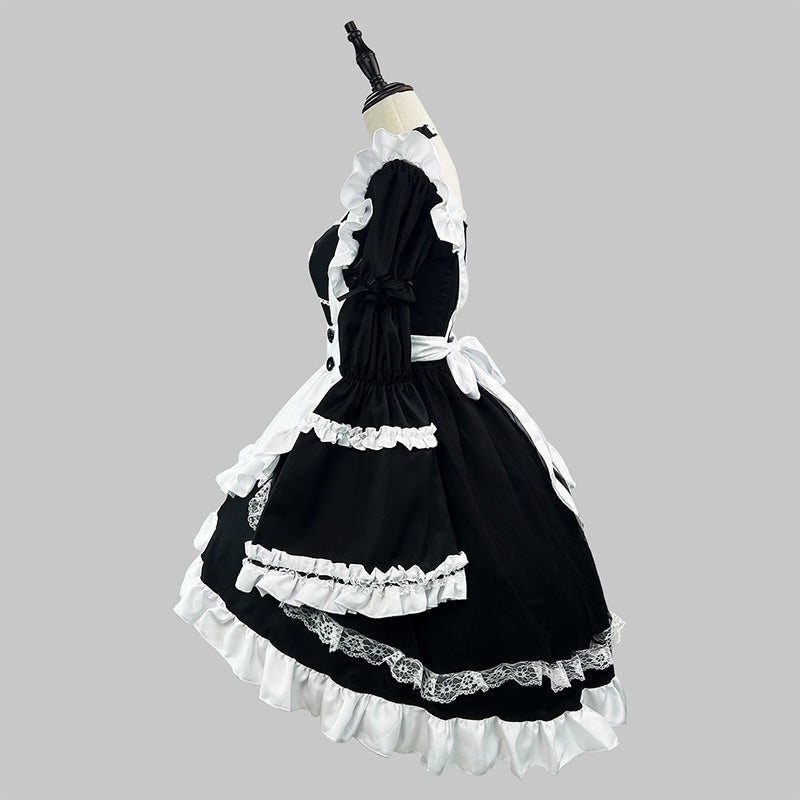 クロスノワール・ゴシックメイドドレス(M/L/LL/3L/4L/5L/6L)