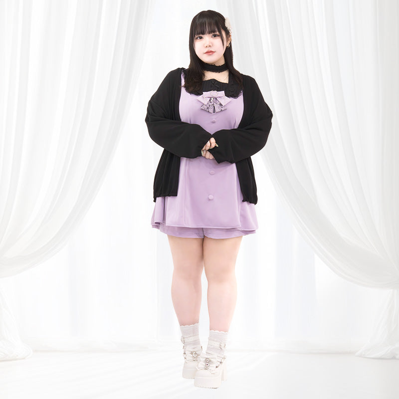 とろける黒魔法カーディガン(3L/5L)/Taberunosky(タベルノスキー)