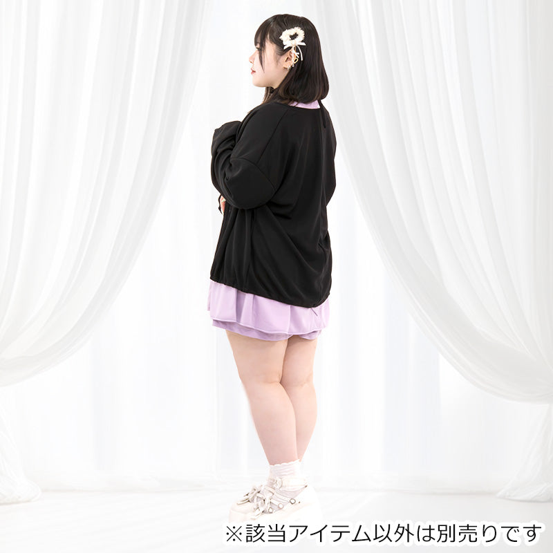 とろける黒魔法カーディガン(3L/5L)/Taberunosky(タベルノスキー)