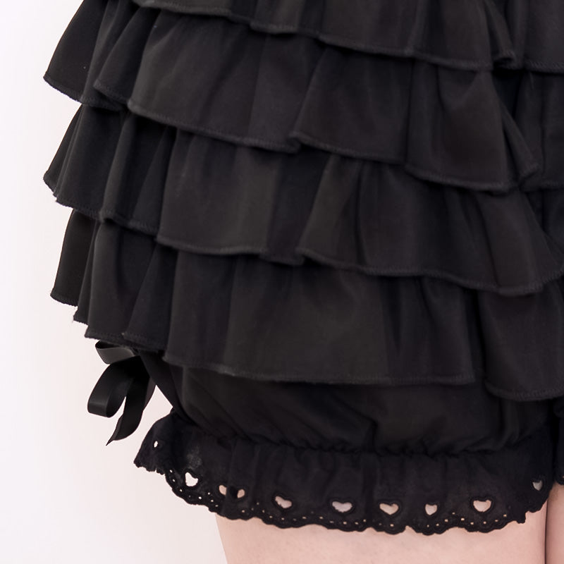 リリカルブルームフリルカボチャパンツ(3L-4L/5L-6L)/Taberunosky(タベルノスキー)