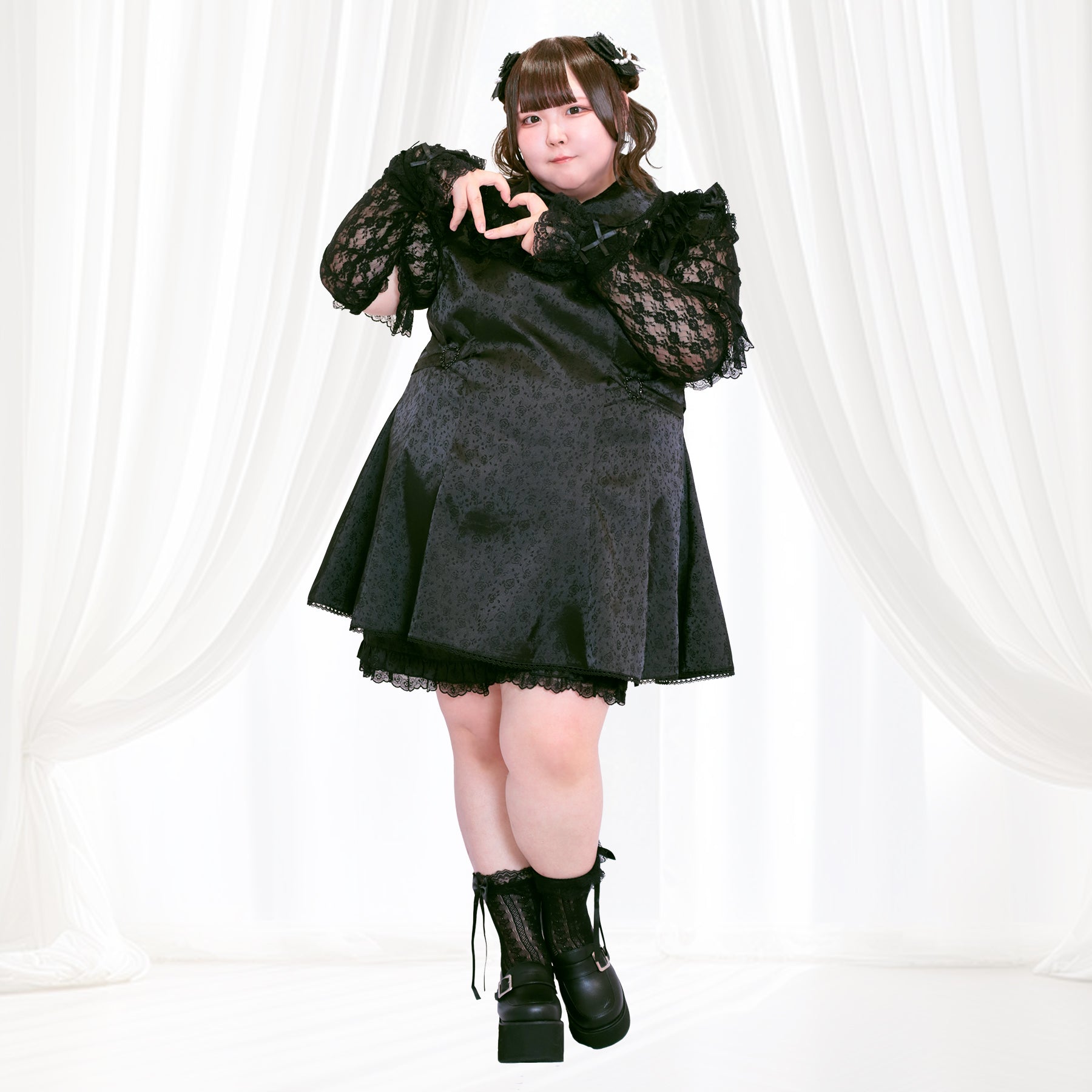 大きいサイズ レディース｜ブラックローズの漆黒デビルちゃん