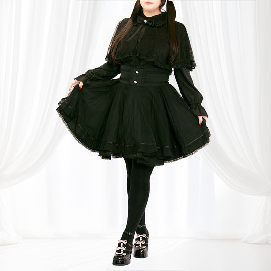 ダークドール・重ねチュールスカート(3L/4L/5L)