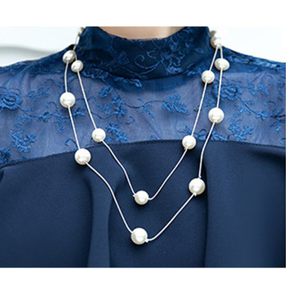 ■Lace cape dress (LL/3L/4L/5L/6L/7L/8L/9L) Custom-made/Occasion/Wedding invitation