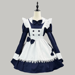 ネイビーリボンちゃんのメイドワンピ―ス (M/L/2L/3L/4L/5L/6L