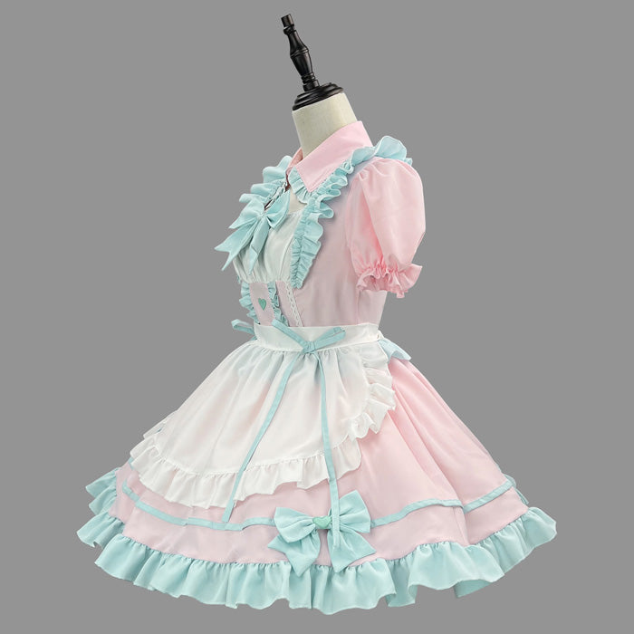 大きいサイズレディースお砂糖プリンセスのコンカフェメイドさん (M/L/LL/3L/4L/5L/6L)/コスプレ