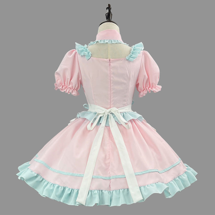 大きいサイズレディースお砂糖プリンセスのコンカフェメイドさん (M/L/LL/3L/4L/5L/6L)/コスプレ