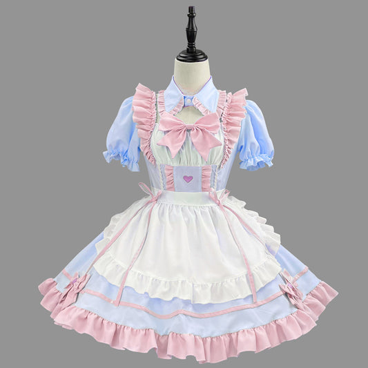 大きいサイズレディースましゅまろプリンセスのコンカフェメイドさん (M/L/LL/3L/4L/5L/6L)/コスプレ