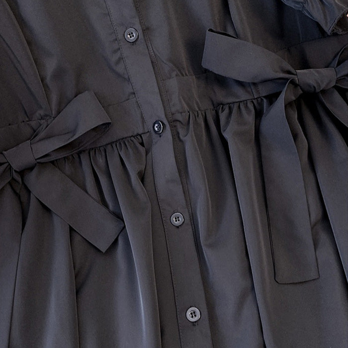 Classical dress with ruffled collar and ribbon (3L/4L/5L/6L/7L)