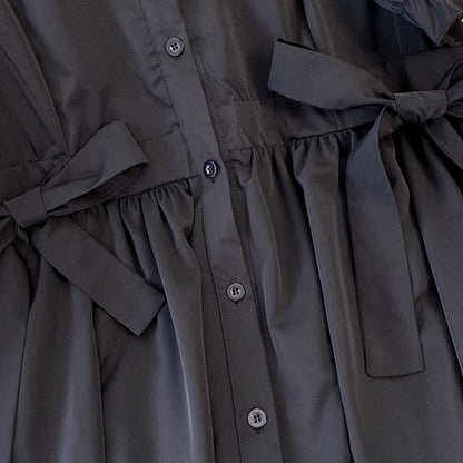Classical dress with ruffled collar and ribbon (3L/4L/5L/6L/7L)