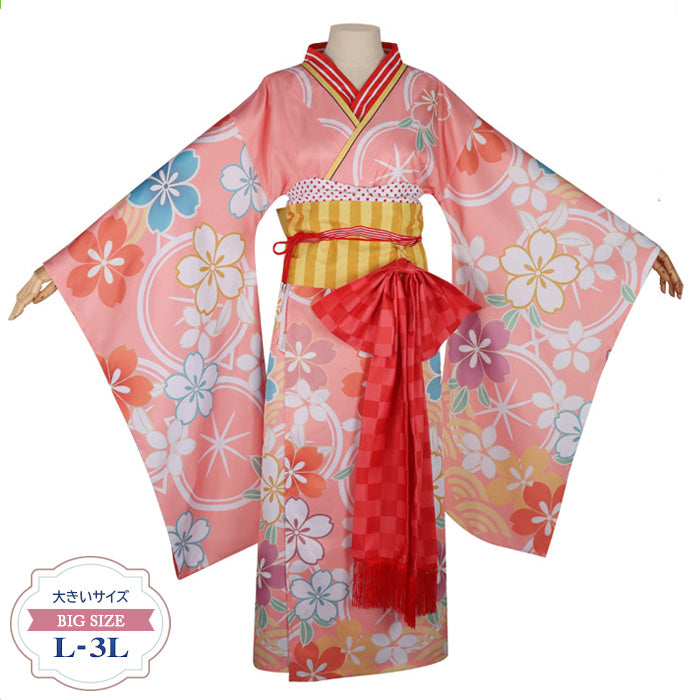 Pink Magical Girl Little First Dream Kimono/Yukata