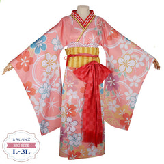 着物・浴衣 mm 桃色の魔法少女小さな初夢着物・浴衣 （L/LL/3L)/コスプレ