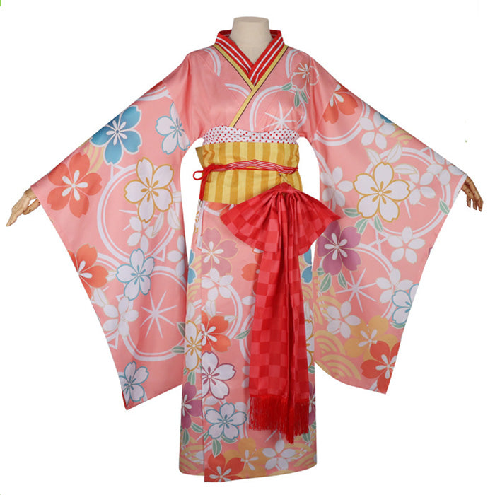 着物・浴衣・和小物 m ご予約品＞2way-キモノ浴衣-20th復刻シリーズ・勿忘草（セオα・M