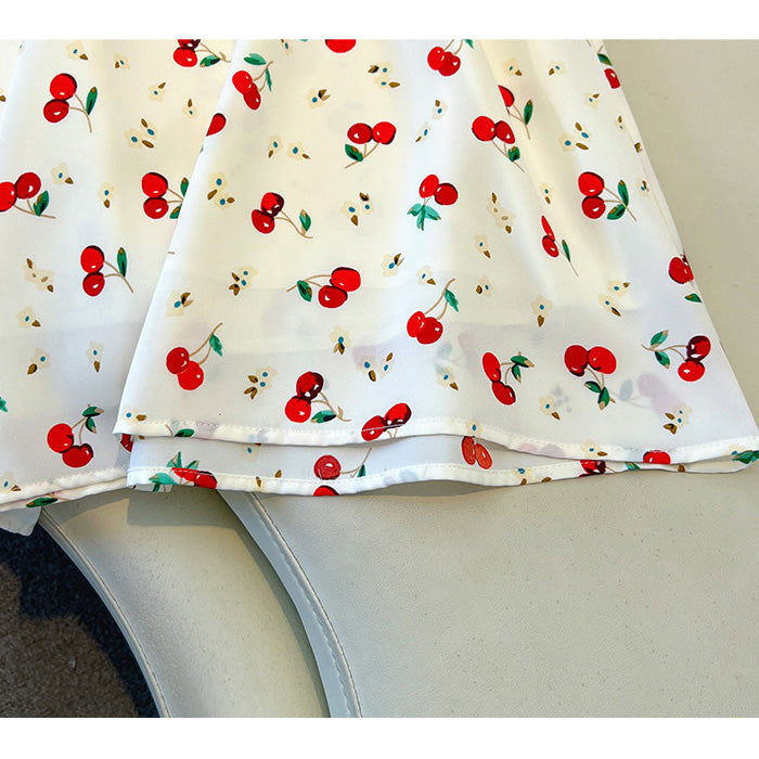 Cherry Ribbon Dress (Sizes 3L/4L/5L/6L/7L)