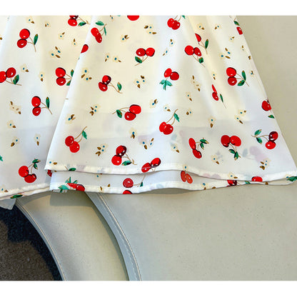 Cherry Ribbon Dress (Sizes 3L/4L/5L/6L/7L)