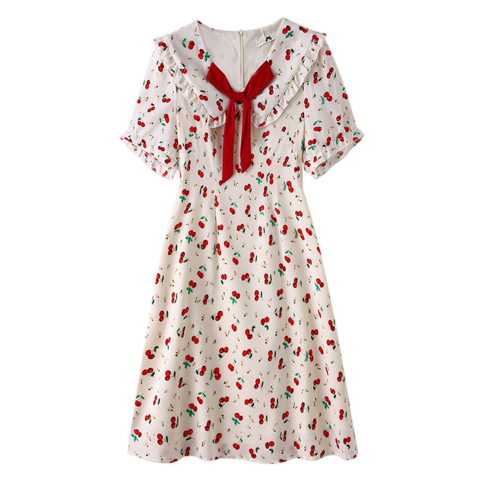 Cherry Ribbon Dress (Sizes 3L/4L/5L/6L/7L)