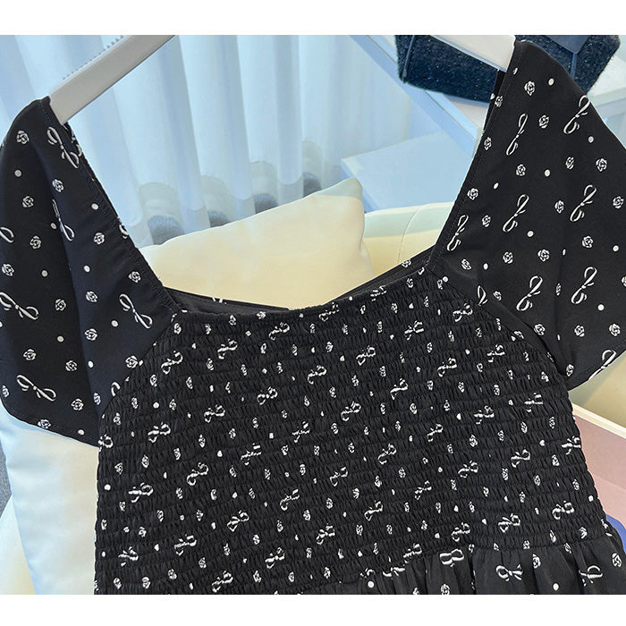 Ribbon and Polka Dot LOVE Dress (3L/4L/5L/6L/7L)