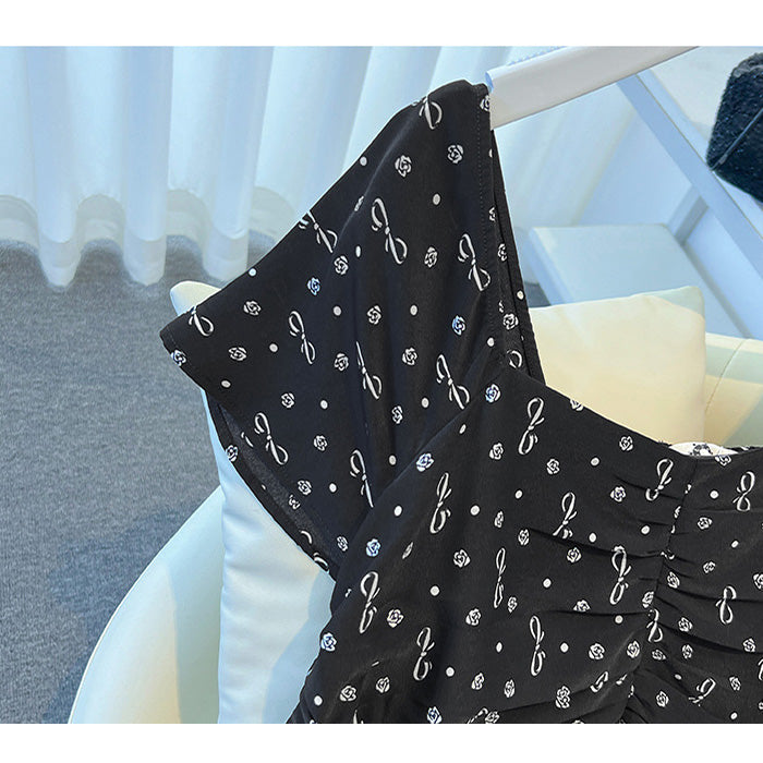 Ribbon and Polka Dot LOVE Dress (3L/4L/5L/6L/7L)