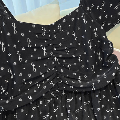 Ribbon and Polka Dot LOVE Dress (3L/4L/5L/6L/7L)