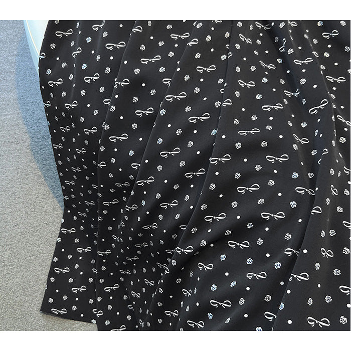 Ribbon and Polka Dot LOVE Dress (3L/4L/5L/6L/7L)