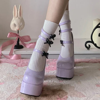 Lolita's Baby Ribbon Pumps/Shoes/24.5~25.5cm/Large Size