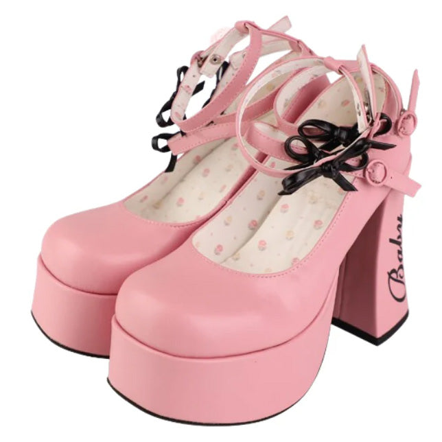 Lolita's Baby Ribbon Pumps/Shoes/24.5~25.5cm/Large Size
