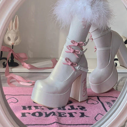 Lolita's Baby Ribbon Pumps/Shoes/24.5~25.5cm/Large Size