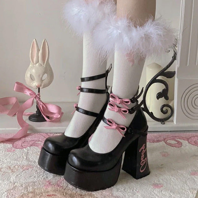 Lolita's Baby Ribbon Pumps/Shoes/24.5~25.5cm/Large Size
