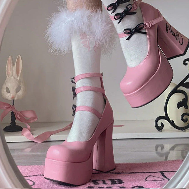 Lolita's Baby Ribbon Pumps/Shoes/24.5~25.5cm/Large Size