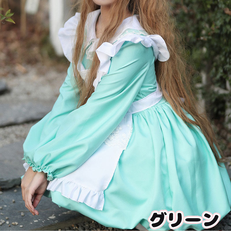 キャンディメイド服ワンピ―ス (2L/3L/4L/5L/6L)/大きいサイズ/コスプレ/ハロウィン/グリーン