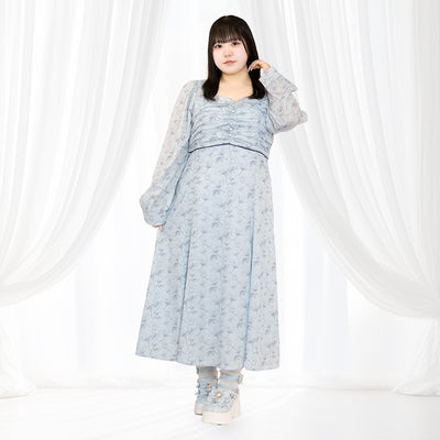 きみの夢で会えたらワンピース（3L/4L/5L/6L）/Taberunosky（タベルノスキー）