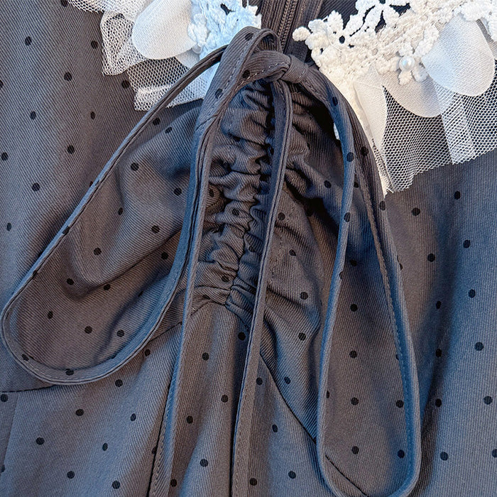 Secret Tiered Dot Dress (3L/4L/5L/6L/7L)