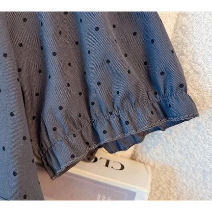 Secret Tiered Dot Dress (3L/4L/5L/6L/7L)
